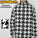 ラウドマウス メンズ レインジャケット 762260(002) Oakmont Houndstooth オークモント 2SS2 レインウェア Loudmouth ゴルフウェア JUN2