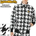 ラウドマウス メンズ ボンディング ジャケット Oakmont Houndstooth オークモント 772205(002) 【日本規格】【新品】22FW Loudmouth アウター ブルゾン ゴルフ ウェア NOV1 その1