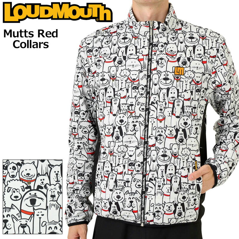 ラウドマウス メンズ 中綿 ジャケット Mutts Red Collars マッツレッドカラーズ 772207(278) 2WF2 Loudmouth アウター ブルゾン ゴルフ ウェア 中綿ジャケット NOV2