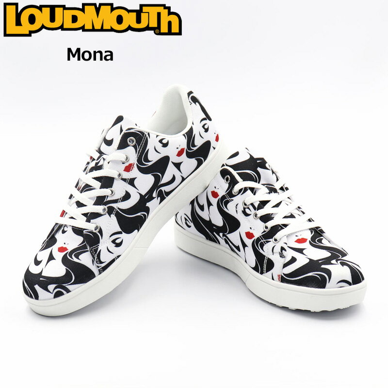 ユニセックス ラウドマウス スパイクレス ゴルフシューズ Mona モナ LM-GS0002 761975(152) 1SS2 Loudmouth スニーカー