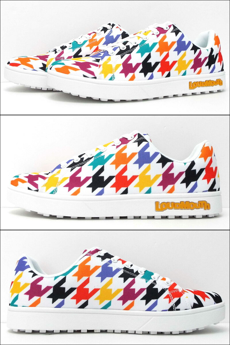 ラウドマウス メンズ スパイクレス ゴルフシューズ Razzle Dazzle White ラズルダズル ホワイト LM-GS0002/769991-127 日本規格【新品】 ZAAQ Loudmouth スニーカー