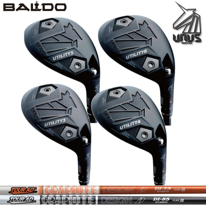 バルド 2026 UNUS ユーティリティ ウヌス UD グラファイトデザイン TourAD DI HYBRID 装着 ツアーAD 【カスタム】【新品】 BALDO UTILITY 可変式スリーブ 地クラブ