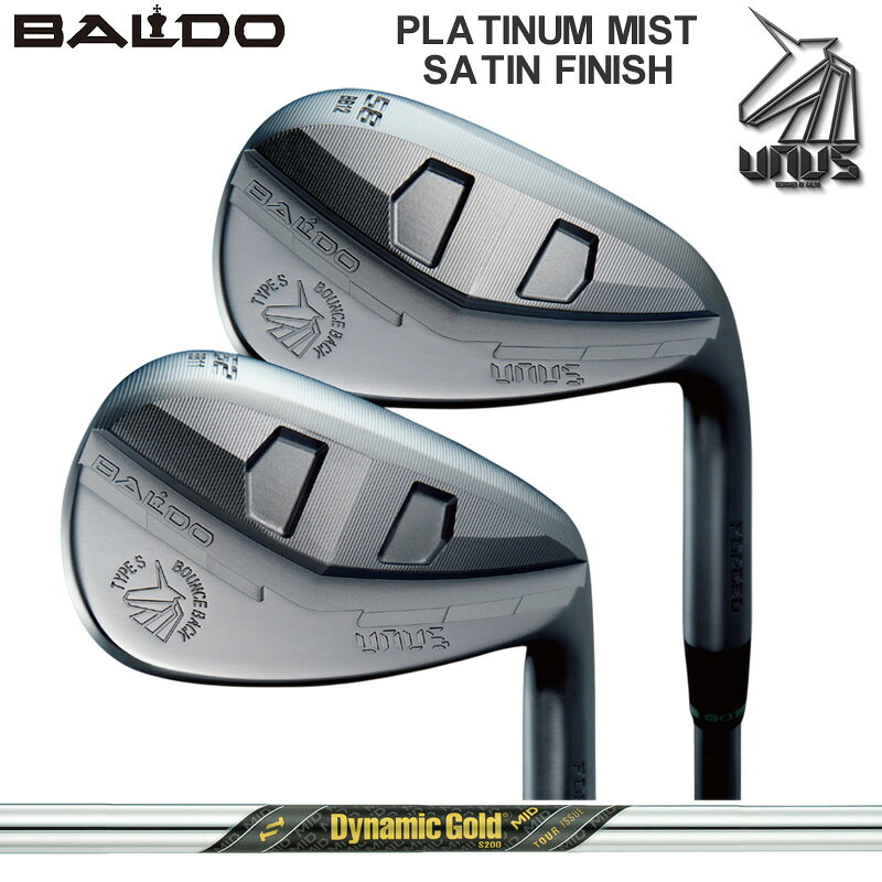バルド 2026 UNUS ウヌス フォージド ウェッジ サテン BBW ダイナミックゴールド MID TOUR ISSUE 装着 ミッド ツアーイシュー 【カスタム】【新品】 BALDO WEDGE クラブ ゴルフ