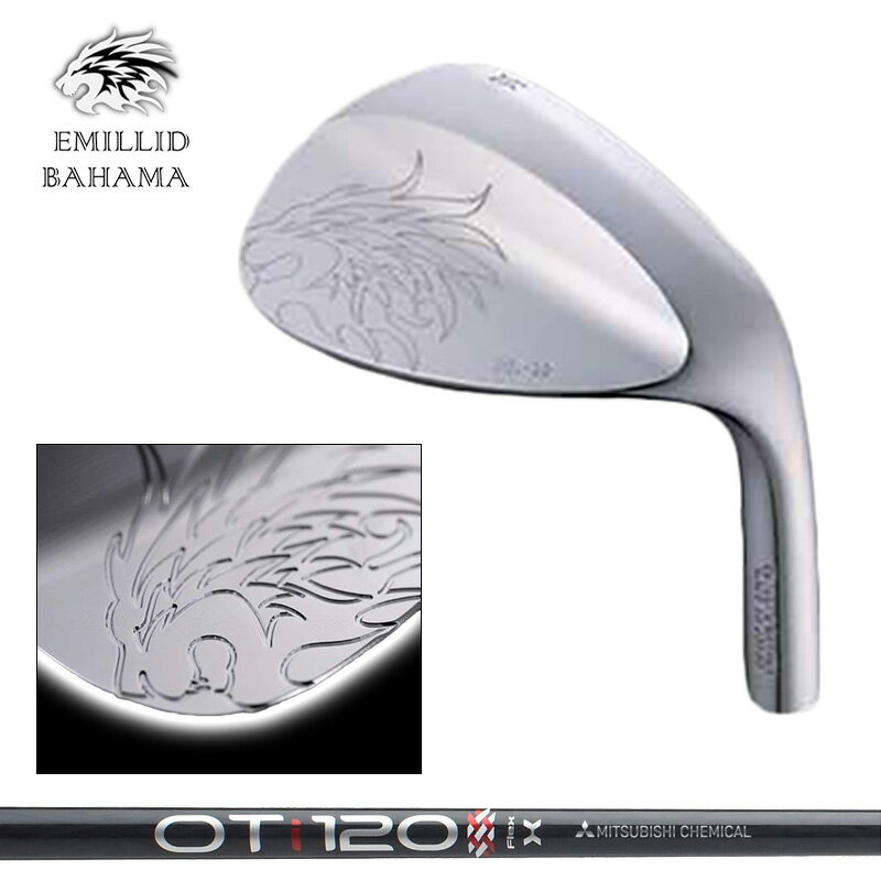 樂天商城 - エミリッド バハマ EB-99 ウェッジ 三菱ケミカル OT TOUR IRON 装着 カーボン 【カスタム】【新品】 EB99 EMILLID BAHAMA WEDGE 軟鉄 バハマウェッジ GOLF 地クラブ