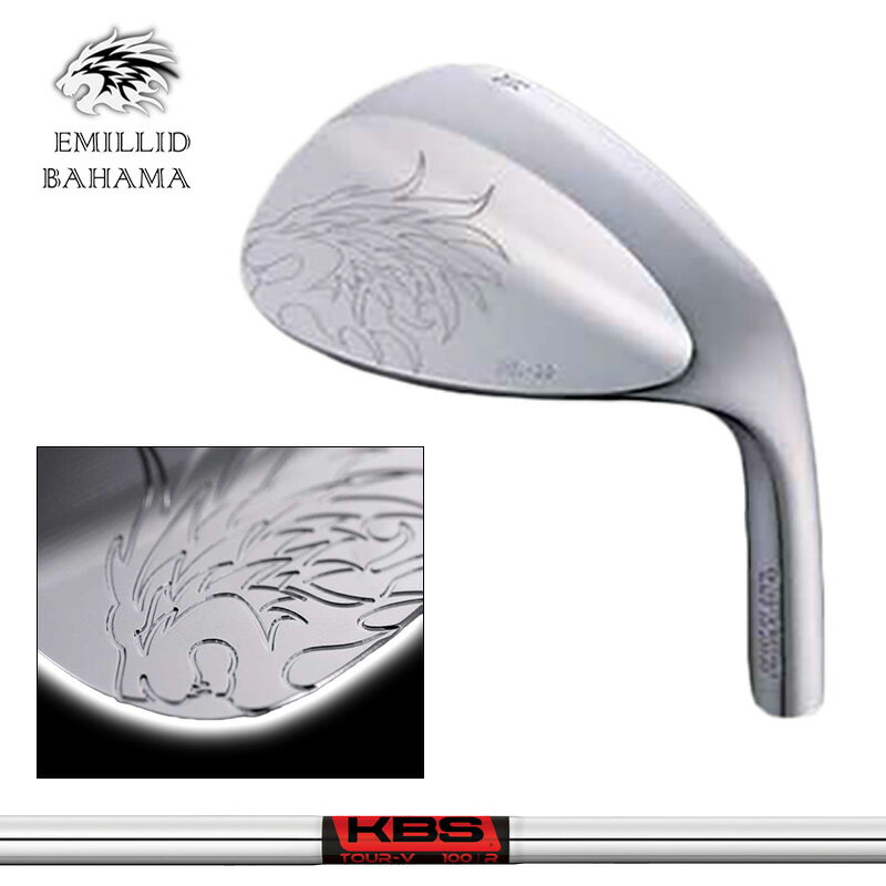 樂天商城 - エミリッド バハマ EB-99 ウェッジ KBS TOUR-V 装着 ツアー スチール 【カスタム】【新品】 EB99 EMILLID BAHAMA WEDGE 軟鉄 バハマウェッジ GOLF 地クラブ