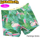 レディース ラウドマウス ホットパンツ/ミニパンツ Flamingo Grotto フラミンゴ グロット 769367(185) 19SS Loudmouth ゴルフウェア ショートパンツ ボトムス 派手な