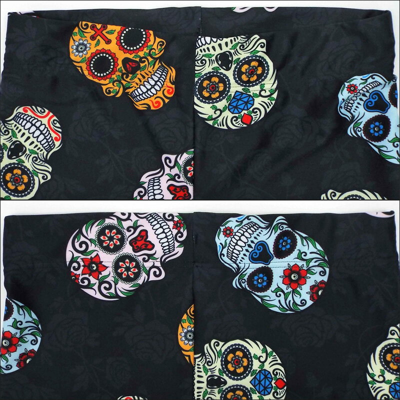 【メール便発送】レディース ラウドマウス レギンス (Sugar Skulls シュガースカル) 769954(058) 春夏【日本規格】【新品】19SS Loudmouth 女性用 ボトムス 派手 派手な 柄 目立つ 個性的 フィットネス ヨガ %off