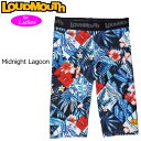 レディース ラウドマウス ショートスパッツ Midnight Lagoon ミッドナイトラグーン 769955(131) 19SS Loudmouth 派手 派手な 柄 目立つ 個性的 フィットネス ヨガ