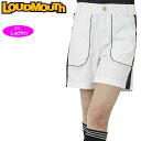 ラウドマウス レディース ストレッチ UVカット ショートパンツ 762352 (999) White ホワイト 【日本規格】【メール便発送】【新品】RAAR ...