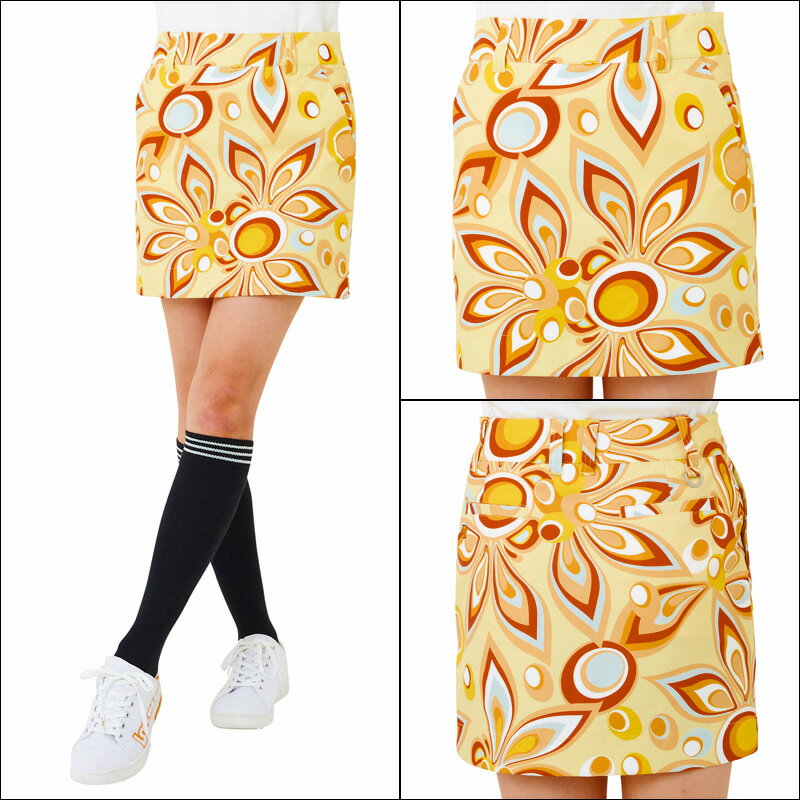 ラウドマウス レディース ストレッチ UVカット スカート 762359(993) Yellow イエロー 【メール便発送】【日本規格】【新品】RAAR Loudmouth スコート JUN1