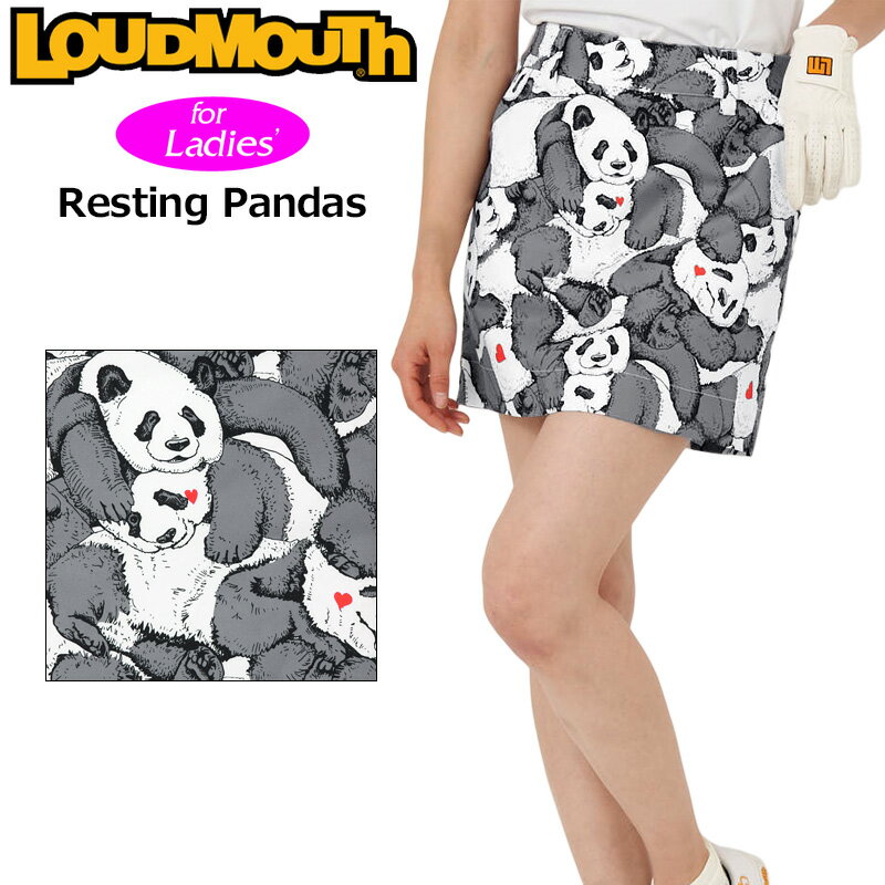 ラウドマウス レディース スカート インナー付 Resting Pandas レスティングパンダ 763351(348) 3SS2 Loudmouth スコート APR3