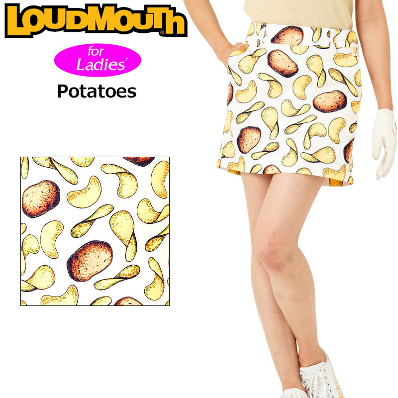 ラウドマウス レディース スカート インナー付 Potatoes ポテトズ 763351(351) 【メール便発送】【日本規格】【新品】SAAR Loudmouth スコート APR3