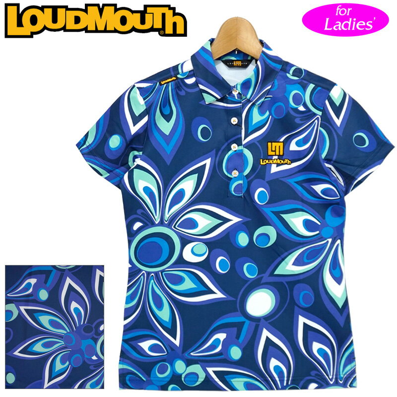 【メール便発送】ラウドマウス レディース 半袖 ポロシャツ DRY UV CUT 抗菌防臭 7616