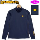 ラウドマウス レディース UVカット モックネック 長袖 シャツ 771552(997) Navy ネイビー 【日本規格】【メール便発送】【新品】QCBR Lo...