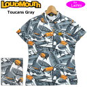 ラウドマウス レディース ドライ UVカット 半袖 ポロシャツ 771650(296) Toucans Gray トゥーカンズグレー 【日本規格】【メール便発送...