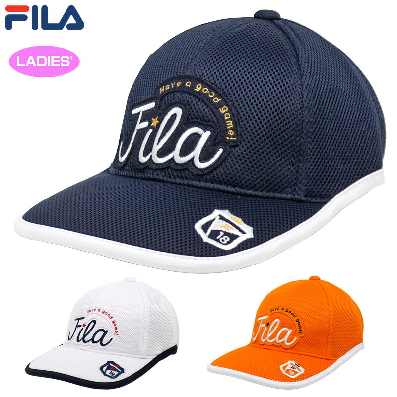 樂天商城 - フィラ ゴルフ レディース メッシュキャップ 752901 FILA Golf 【新品】RAAR キャップ 女子 ゴルフウェア 帽子 耳カーブツバ APR2