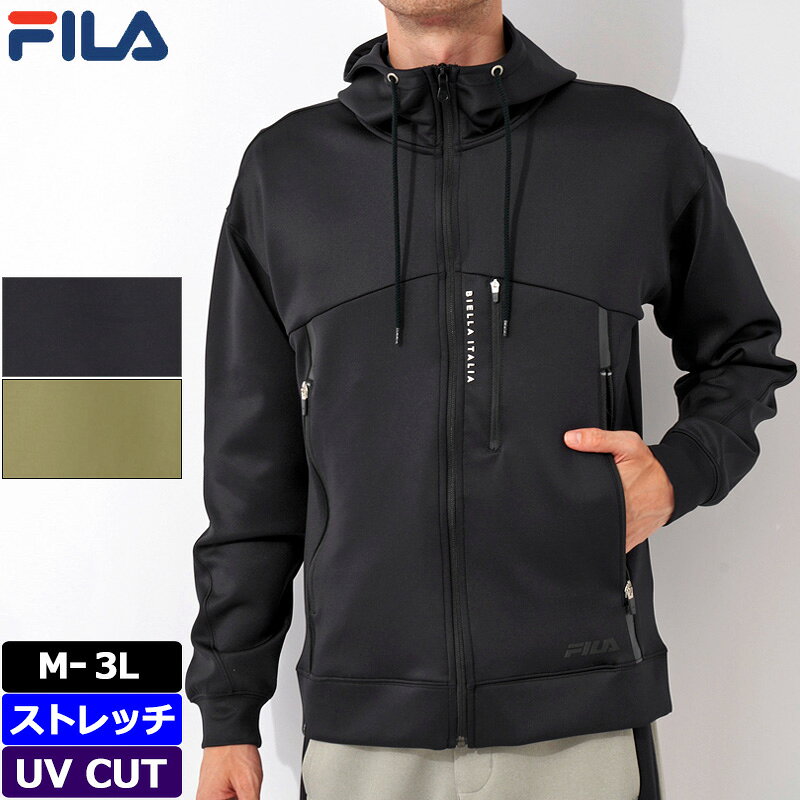 フィラゴルフ メンズ フルジップ 長袖 パーカー 782460 FILA Golf ダンボールニット【新品】RCBR ゴルフウェア スウェット トップス ウェア NOV1