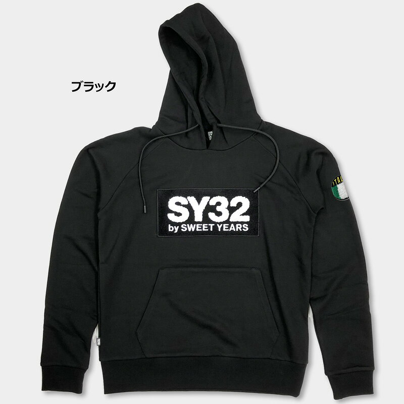 SY32 メンズ ボックスロゴ プルオーバーパーカー SAGARA WAPEEN BOXLOGO P/O HOODIE 13505【新品】SCBR エスワイサーティートゥ 長袖 フーディー スポーツウェア ゴルフウェア メンズウェア SEP3
