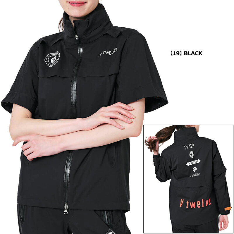 V12 ゴルフ レディース 長袖 レインジャケット 2WAY 収納ケース付き LINE UP RAIN ...