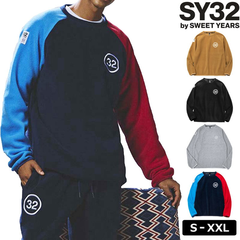 樂天商城 - SY32 メンズ 長袖プルオーバー フリースシャツ 14516 PILLING FLEECE P/O【新品】TCBR エスワイサーティートゥ スポーツウェア ゴルフウェア シャツ メンズウェア OCT2