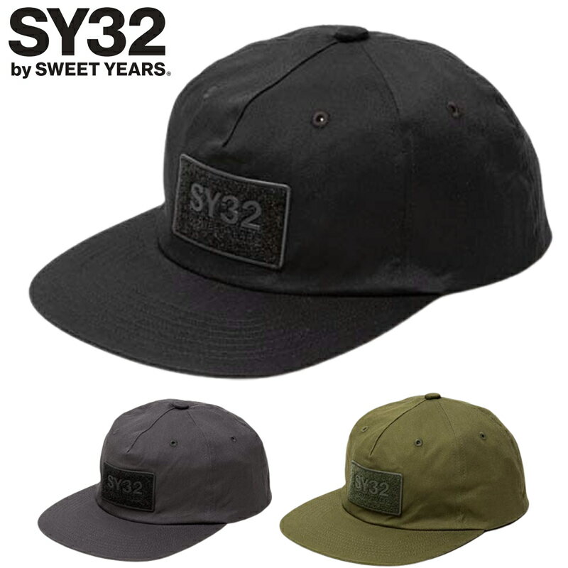 樂天商城 - SY32 メンズ フラットキャップ 14583 MILITARY PATCH BASEBALL CAP 【新品】TCBR 帽子 エスワイ フラットビル 平つば スポーツ ストリート ファッション ベースボール SEP3