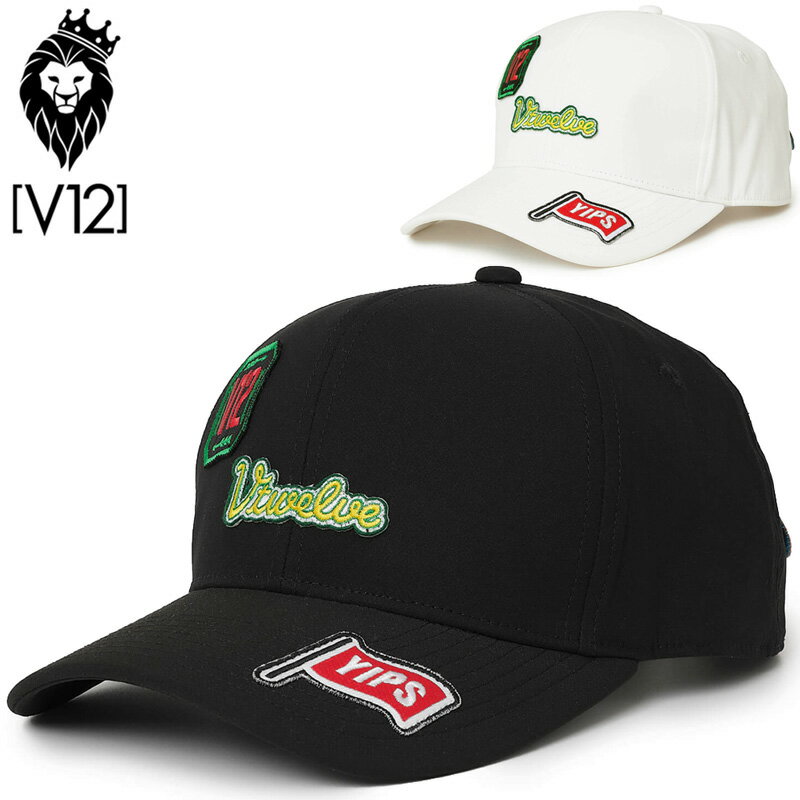 樂天商城 - V12 ゴルフ スナップバック キャップ WAP CAP V122520-CP09 ワッペン ヴィ・トゥエルヴ 【新品】UCBR ゴルフウェア メンズ レディース ユニセックス V12 GOLF SEP1