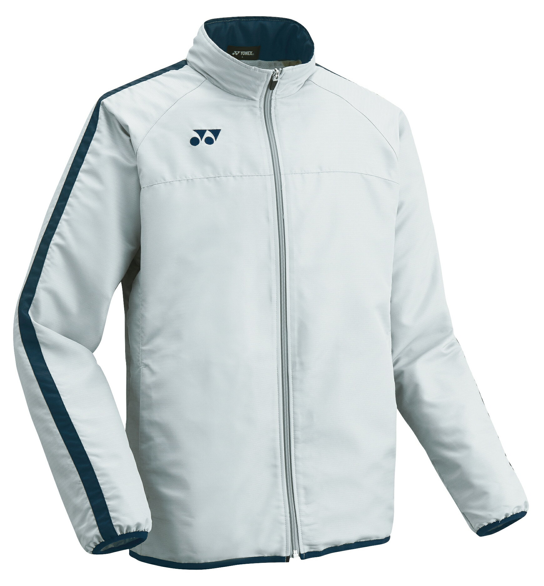 樂天商城 - YONEX ヨネックス 裏地付ウォーマージャケット 長袖 FW7001 017 シルバー サッカー ウェア 男女共用 ユニ メンズ スポーツ テニス