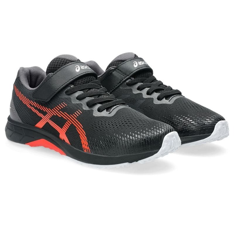 �A�V�b�N�X asics LAZERBEAM ���[�U�[�r�[�� �W���j�A �V���[�Y 1154A201 001 �u���b�N �I�����W �X�j�[�J�[ �q�ǂ� �q�� �L�b�Y ���C�U�[