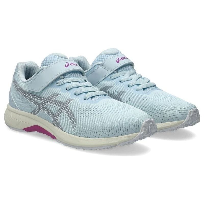 アシックス asics LAZERBEAM レーザービーム ジュニア シューズ 1154A202 020 ライトグレー/グレーブルー スニーカー 子ども 子供 キッズ レイザー(4)