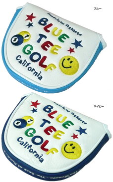 ブルーティーゴルフ スマイル＆ピンボール パターカバー(マレット型)【新品】Blue Tee Golf California ヘッドカバー パター用