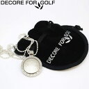 【メール便発送】DECORE FOR GOLF デコレフォーゴルフ マーカー用台座 チェーンネックレスタイプ DCMK-C シルバー【新品】