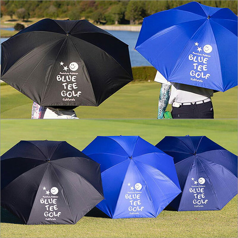 ブルーティーゴルフ アンブレラ 晴雨兼用 全天候 UVカット ワンタッチ 直径85cm BTG-AC021 【新品】Blue Tee Golf California AC-021 AC021 晴雨兼用 ゴルフ傘 パラソル レイン スマイル 2