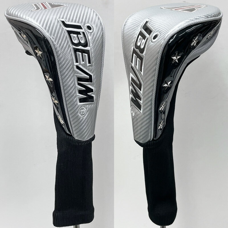 JBEAM ドライバー用 ヘッドカバー シルバー×ブラックロゴ メーカー純正【新品】1W...