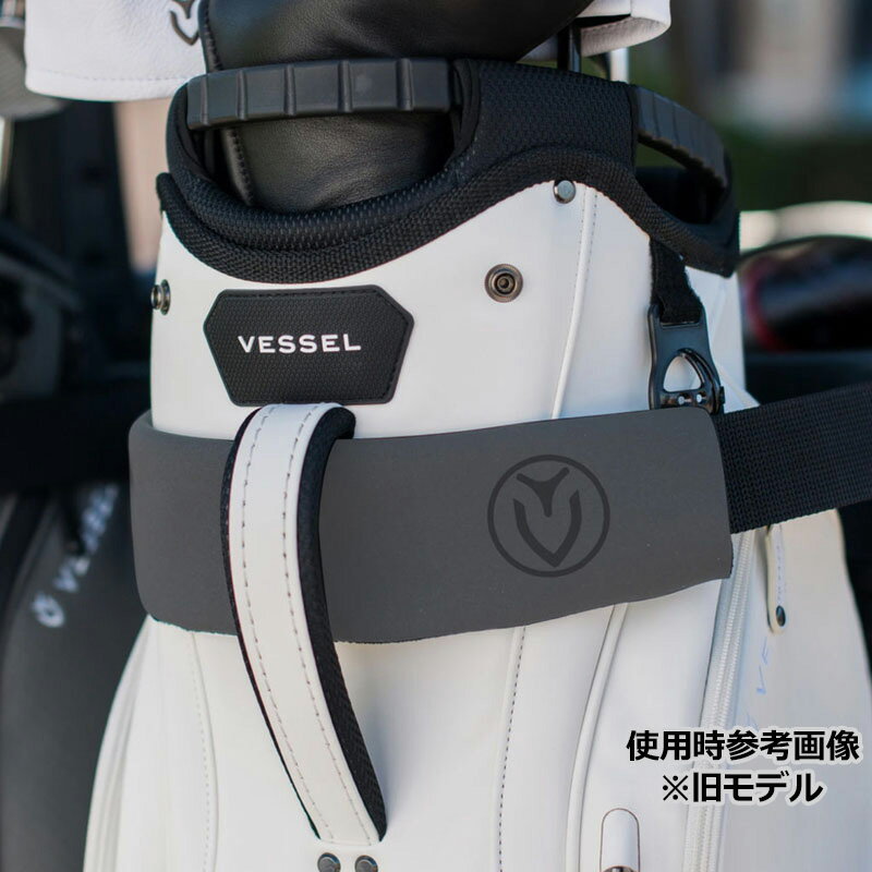 VESSEL ベゼル カート ストラップ スリーブ キャディバッグ保護 SL003〜SL008 Cart Strap Sleeve 【メール便発送】 【新品】TAAR レザー 合成皮革 人工皮革 プロテクター ラウンド用品 ゴルフ用品 2