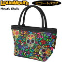 ラウドマウス ミニトートバッグ Mosaic Skulls モザイクスカルズ LM-RP0008 772983(342) 【日本規格】【新品】22FW Loudmouth ゴルフ用バッグ 派手 ゴルフ用品 DEC1 その1