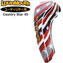 【日本規格】ラウドマウス ヘッドカバー ユーティリティ用 Country Star 45 カントリースター45 LM-HC0010/UT 771993(301)...