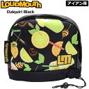 【日本規格】ラウドマウス ヘッドカバー アイアンカバー Daiquiri Black ダイキリ ブラック LM-HC0008/IR 771985(303) アイアン用 【メール便発送】【新品】1WF2 Loudmouth ゴルフ用品 派手 な OCT3