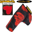 ラウドマウス パターカバー ピン型/ブレード型 ヘッドカバー Scribble Hearts スクリブルハーツ LM-HC0008/PN 760989(271)...