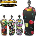 ラウドマウス 2025 ヘッドカバー フェアウェイウッド用 LM-HC0019CH/FW 765992 【メール便発送】【新品】25SS Loudmouth FW用 フェアウェイ用 フェアウェイカバー 派手 な メンズ レディース