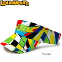 ラウドマウス サンバイザー (Toucan トゥーキャン) 【新品】 Loudmouth ゴルフウェア キャップ メンズ レディース