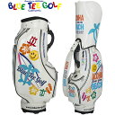 ブルーティーゴルフ 9型 キャディバッグ ALOHA ON THE BEACH アロハオンザビーチ ソフトエナメル CB009 【新品】 Blue Tee Golf California ゴルフ用バッグ JAN1 JAN2