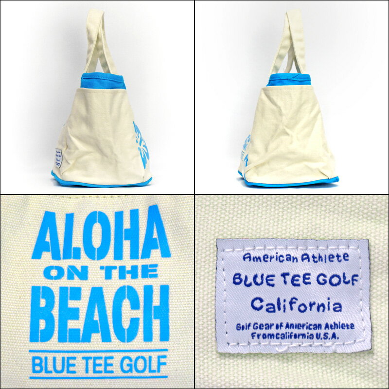 ブルーティーゴルフ コットン ミニトートバッグ BTG-TT004 Aloha On The Beach 【新品】19FW Blue Tee Golf California アロハ オンザ ビーチ