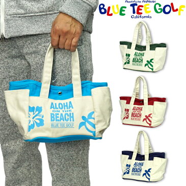 ブルーティーゴルフ コットン ミニトートバッグ BTG-TT004 Aloha On The Beach 【新品】19FW Blue Tee Golf California アロハ オンザ ビーチ