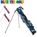 【クリアランス】ブルーティーゴルフ STAR ナイロン セルフスタンドキャリーバッグ BTG-CC002 【新品】 Blue Tee Golf California ゴルフバッグ スタンド式 キャリーバッグ ブルーティ
