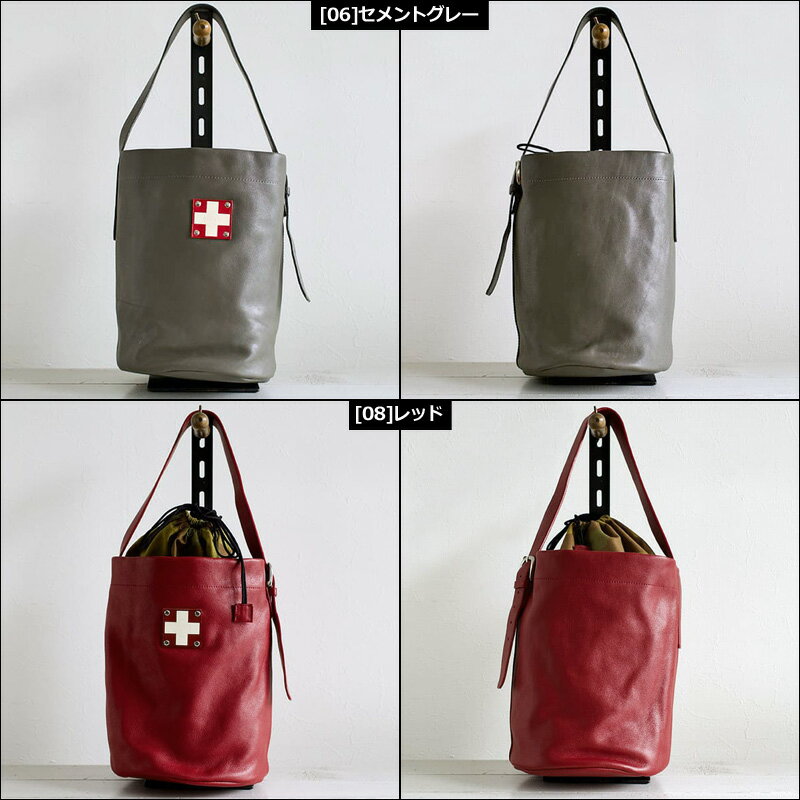 木の庄帆布 レザー ビッグ トートバッグ BUCKET TOTE BAG KHG22-RT07M 【新品】RAAR 本革 バケットバッグ ボストンバッグ スポーツ用バッグ