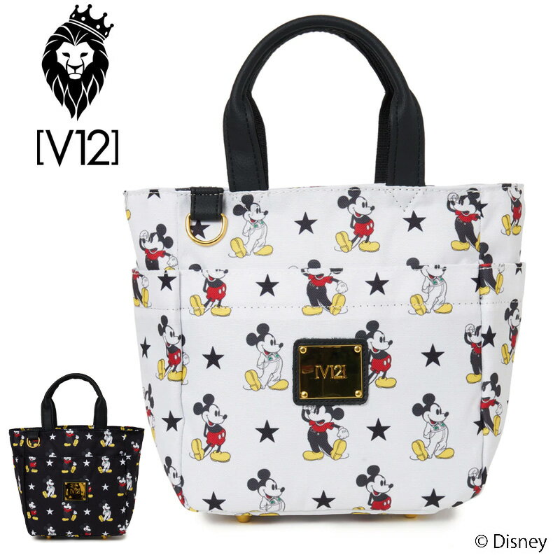 V12 ゴルフ ヴィ・トゥエルヴ ミニトートバッグ MICKEY S/M STAR CART BAG V122215-BG16 【新品】22SS カートバッグ ミッキー スター V12GOLF MAY1のサムネイル