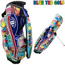 ブルーティーゴルフ 9型 ワッペン柄 スタンドバッグ BTG-CB025 【新品】SCBR Blue Tee Golf California ゴルフバッグ キャ...