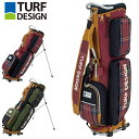 ターフデザイン 9.5型 スタンドバッグ TDSCB-2372 チェック 【日本正規品】【新品】3S2S TURF DESIGN ゴルフ用バッグ スタンド式 キャディバッグ キャディーバック キャディーバック(4)