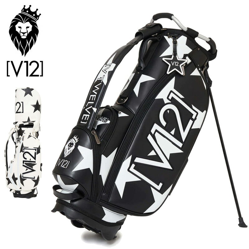 V12 ゴルフ 9型 スタンドバッグ STD STAR STAND CADDY 9 V122221-CB01 ヴィ・トゥエルヴ 【新品】2WF2 GOLF スタンド式 キャディバッグ ゴルフ用バッグ OCT3