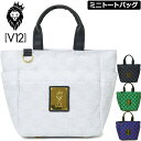 V12 ゴルフ ヴィ・トゥエルヴ 2023 ミニトートバッグ MONOGRAM CART BAG V122310-BG12 【新品】23SS カートバッグ ロゴ V12GOLF JAN3 その1